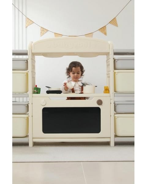 Кухня детская UNIX Kids Cook & Store 8 ящиков Grey