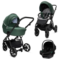 Детская коляска Noordi Fjordi V2 + Terra i-Size 3 в 1 Emerald green