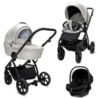 Детская коляска Noordi Fjordi V2 + Terra i-Size 3 в 1 Cloud кожа