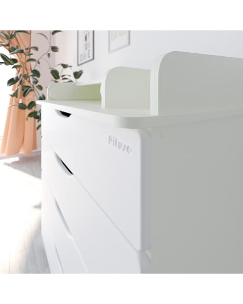 Детский пеленальный комод Pituso Wood 804 Ясень Тронхейм