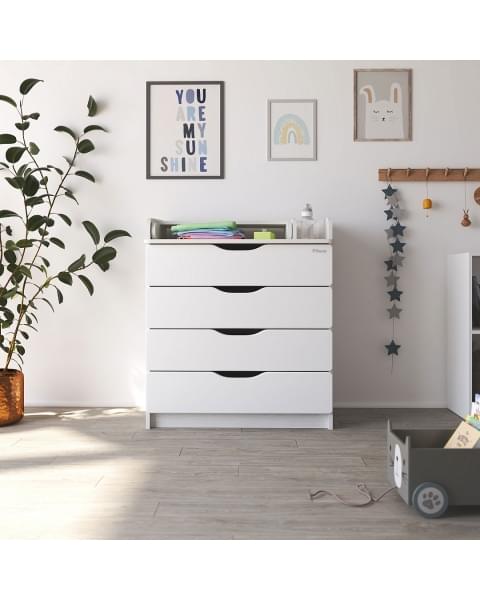 Детский пеленальный комод Pituso Wood 804 Ясень Тронхейм