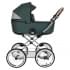 ROAN Коляска 2 в1 Bass Next Classic короб + прогулка Black /Chrome/d14/руч.Коричневый (2места)