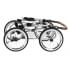 ROAN Коляска 2 в1 Bass Next Classic короб + прогулка Black /Chrome/d14/руч.Коричневый (2места)
