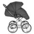 ROAN Коляска 2 в1 Bass Next Classic короб + прогулка Black /Chrome/d14/руч.Коричневый (2места)