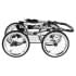 ROAN Коляска 2 в1 Bass Next Classic короб + прогулка Black /Chrome/d14/руч.Коричневый (2места)