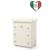 Пеленальный комод Erbesi Charly 3 ящика слоновая кость