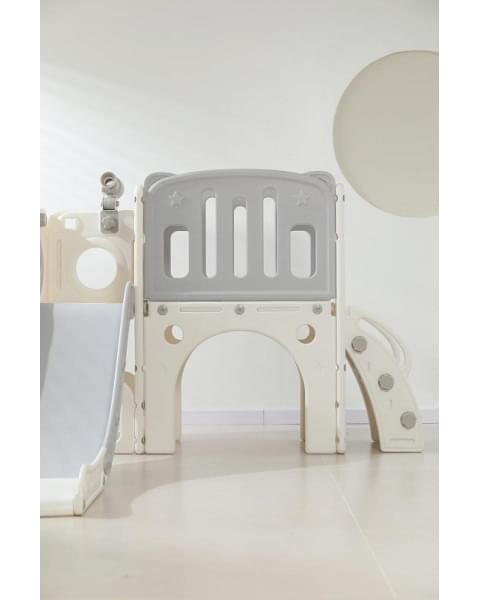 Игровой комплекс с горкой UNIX Kids Star Grey