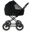 Детская коляска Roan Bass Next Classic 2.0 d12 3 в 1 с автокреслом Tutis Elo Lux EduSky Black BNC/85/2 Caviar/Black/руч.Cappuccino