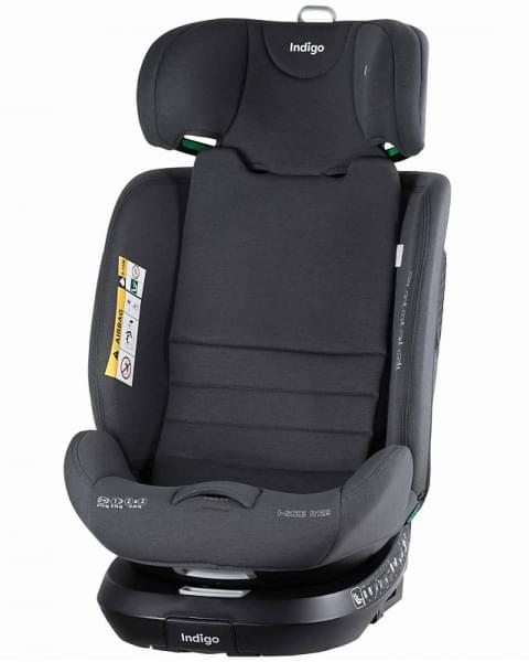 Автокресло Indigo E-Tron i-size isofix серый