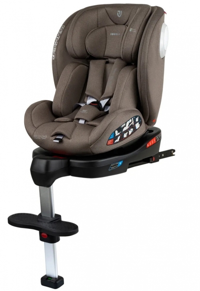 Автокресло Jovola Jet 8.0 Isofix бежевый-коричневый