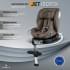 Автокресло Jovola Jet 8.0 Isofix бежевый-коричневый