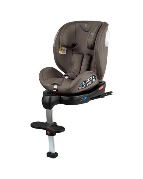 Автокресло Jovola Jet 8.0 Isofix бежевый-коричневый
