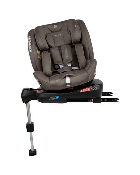 Автокресло Jovola Jet 8.0 Isofix бежевый-коричневый