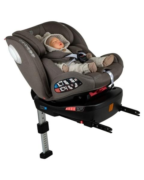 Автокресло Jovola Jet 8.0 Isofix бежевый-коричневый