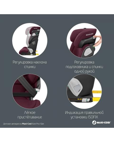 Автокресло Maxi-Cosi Kore Pro 8741600110 Authentic red красный