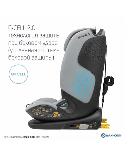 Автокресло Maxi-Cosi Titan Pro 2 i-Size (9-36 кг), Authentic Grey (Серый 2023)