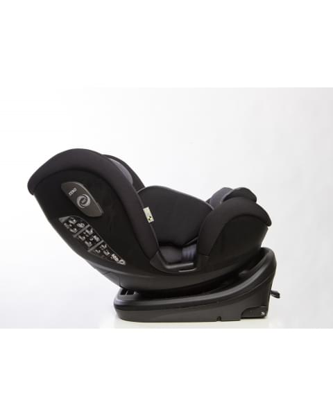 Автокресло Peppy Zero Isofix 0-36 с рождения до 12 лет (black/grey)