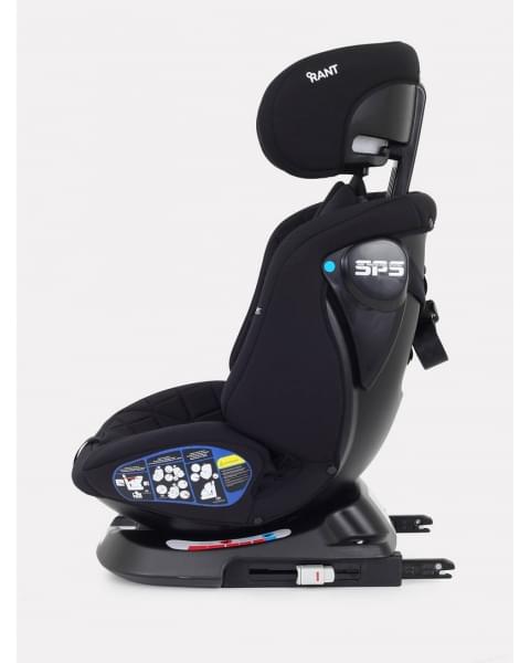 Автокресло Rant Nitro Plus isofix 0/1/2/3 (0-36 кг) Black