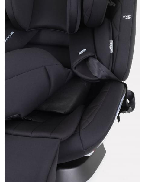 Автокресло Rant Nitro Plus isofix 0/1/2/3 (0-36 кг) Black