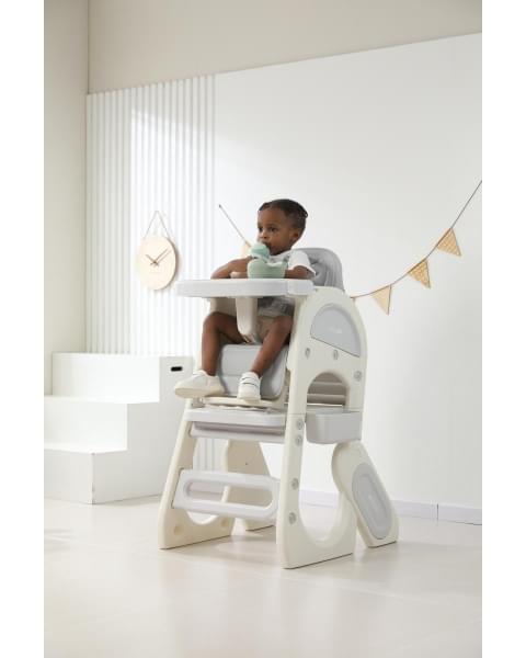 Стул для кормления UNIX Kids Cloud Трансформер (3 in 1) Grey
