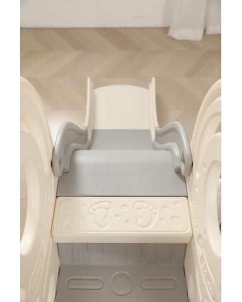 Игровой комплекс с горкой UNIX Kids Bus 171 см Grey