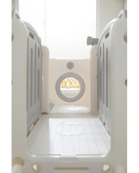 Игровой комплекс с горкой UNIX Kids Star Grey