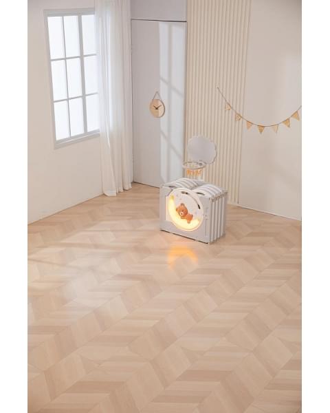 Манеж UNIX Kids DeLuxe Grey,180 x 200 см с игровыми аксессуарами