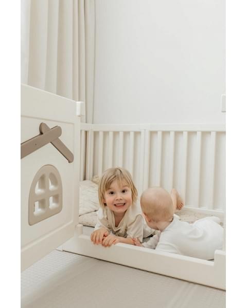 Большой детский игровой манеж UNIX Kids Classic Tree House 150 x 180 Camel