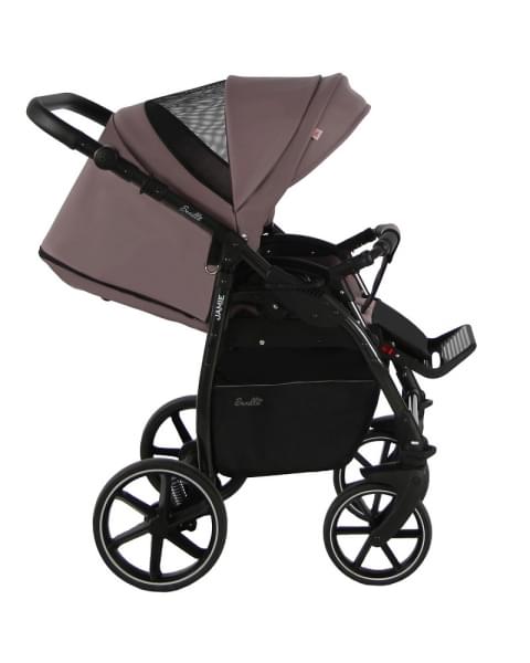 Детская коляска 2 в 1 Sevillababy Jamie ягодный экокожа