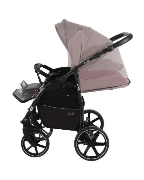 Детская коляска 2 в 1 Sevillababy Jamie ягодный экокожа