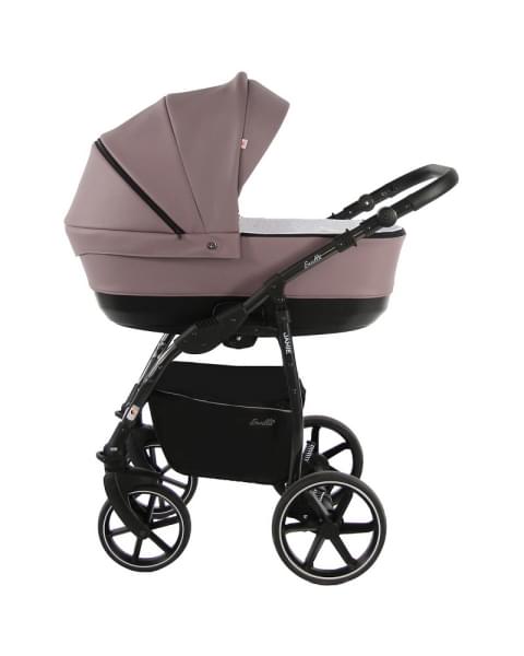 Детская коляска 2 в 1 Sevillababy Jamie ягодный экокожа