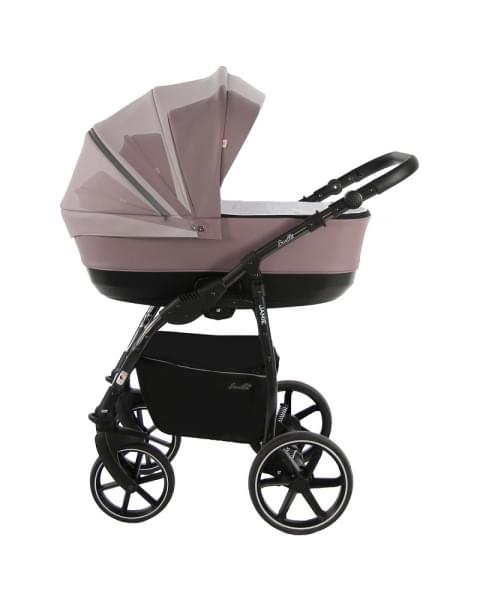 Детская коляска 2 в 1 Sevillababy Jamie ягодный экокожа