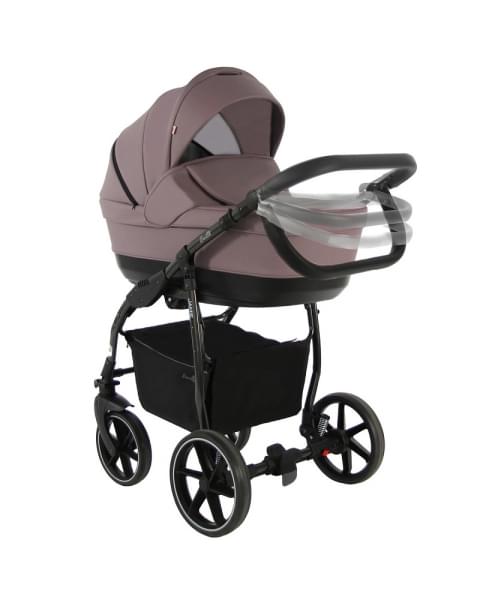 Детская коляска 2 в 1 Sevillababy Jamie ягодный экокожа