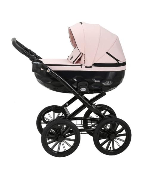 Детская коляска Adamex Chantal Retro 3 в 1 C215 (пудровый)