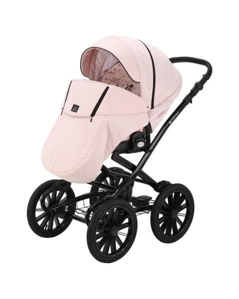 Детская коляска Adamex Chantal Retro 3 в 1 C215 (пудровый)