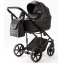 Детская коляска Adamex Locco Light Deluxe 3 в 1 LL-SA02 (ЧЕРН.КОЖА)