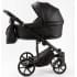 Детская коляска Adamex Locco Light Deluxe 3 в 1 LL-SA02 (ЧЕРН.КОЖА)