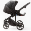 Детская коляска Adamex Locco Light Deluxe 3 в 1 LL-SA02 (ЧЕРН.КОЖА)