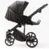 Детская коляска Adamex Locco Light Deluxe 3 в 1 LL-SA02 (ЧЕРН.КОЖА)