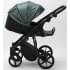 Детская коляска Adamex Mobi Deluxe 2 в 1 M-SD07 (ТЕМНО-ЗЕЛЕНЫЙ ПЕРЛ+ЧЕРН.КОЖА)