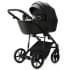 Детская коляска Adamex Mobi Deluxe New 2 в 1 MN-SA02 ЧЕРНАЯ КОЖА