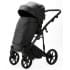 Детская коляска Adamex Mobi Deluxe New 2 в 1 MN-SA02 ЧЕРНАЯ КОЖА