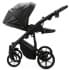 Детская коляска Adamex Mobi Deluxe New 2 в 1 MN-SA02 ЧЕРНАЯ КОЖА