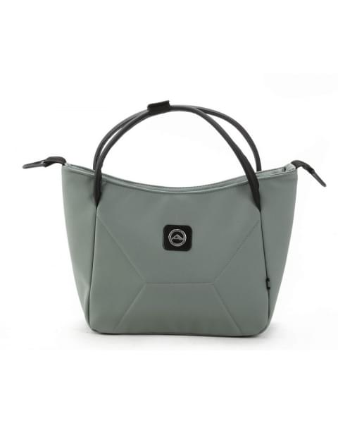 Детская коляска Adamex Mobi Deluxe New 2 в 1 MN-SA20 СЕРО-ЗЕЛЕНАЯ КОЖА