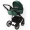 Детская коляска Adamex Nola 3 в 1 N-PS116 (ЗЕЛ + ИЗУМРУД. ПЕРЛ. КОЖА)