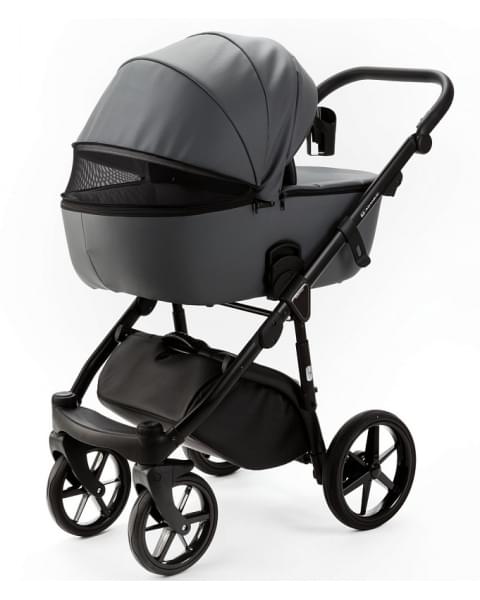 Детская коляска Adamex Nola Deluxe 3 в 1 N-SA32 (СЕРАЯ КОЖА)