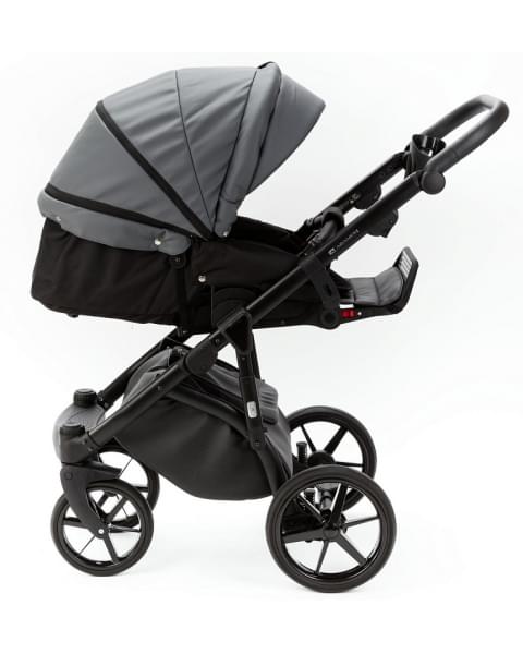 Детская коляска Adamex Nola Deluxe 3 в 1 N-SA32 (СЕРАЯ КОЖА)