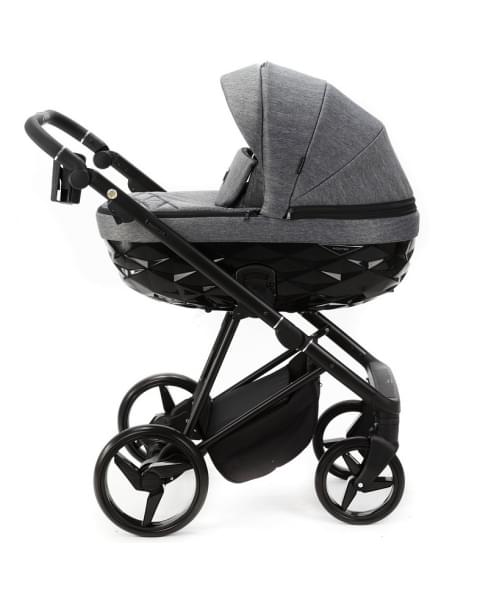 Детская коляска Adamex Quantum 2 в 1 Q-TK06 TIP (Т.СЕРЫЙ)