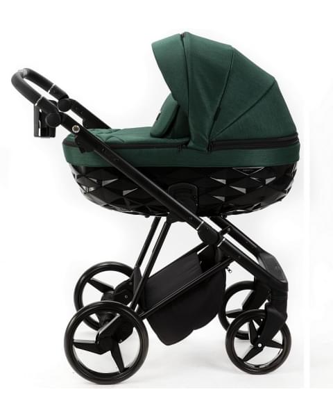 Детская коляска Adamex Quantum 3 в 1 Q-TK52 (Т.ЗЕЛЕНЫЙ)