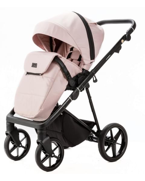 Детская коляска Adamex Vasco 3 в 1 V-TK103 TIP (СВЕТЛО-РОЗОВЫЙ)